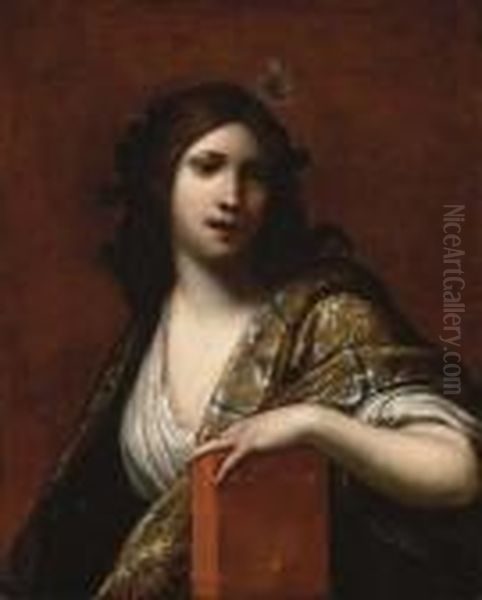 Clio, The Muse Of History Oil Painting by Francesco Furini