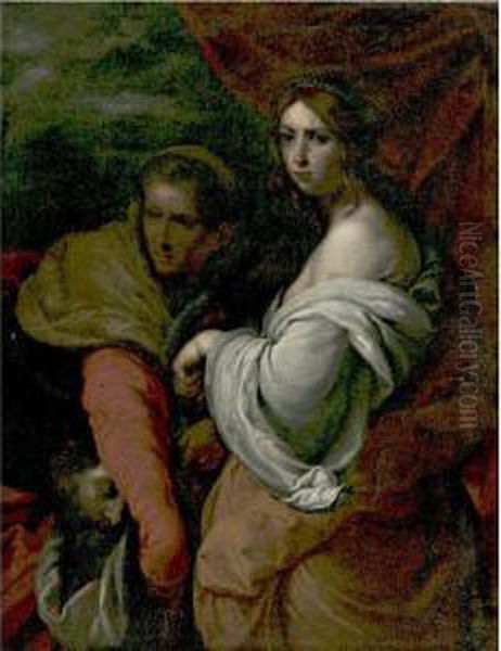 Judith With The Head Of Holofernes Oil Painting by Francesco Furini