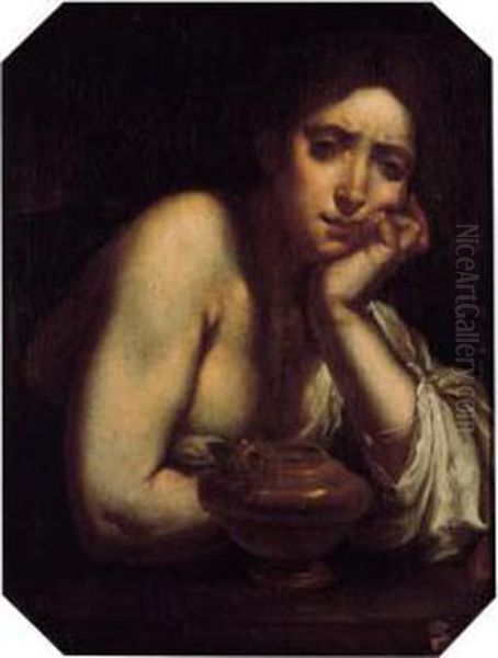 The Penitent Magdalen Oil Painting by Francesco Furini