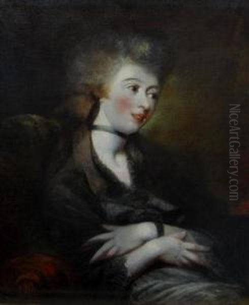 Portrait Of A Lady Oil Painting by Johann Henry Fuseli