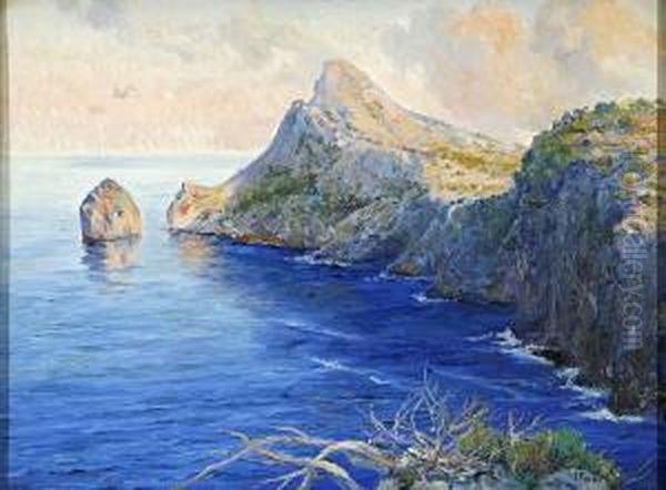 Cabo Formentor Oil Painting by Joan Fuster Bonnin