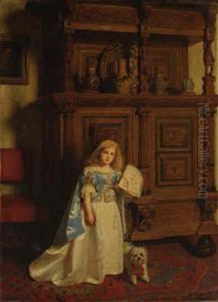 The Little Princess Oil Painting by William B. Collier Fyfe