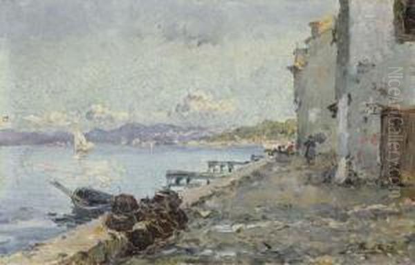 Port Du Midi Oil Painting by Gustave Gagliardini