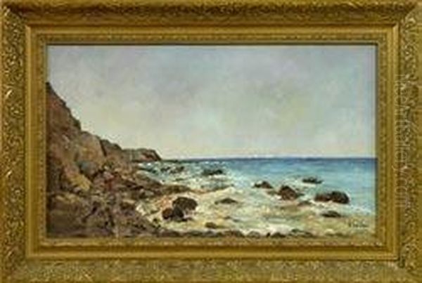 bord De Mer Oil Painting by Louis Gaidan