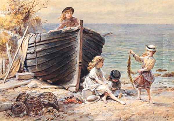 Treasures of the Shore Oil Painting by William Stephen Coleman