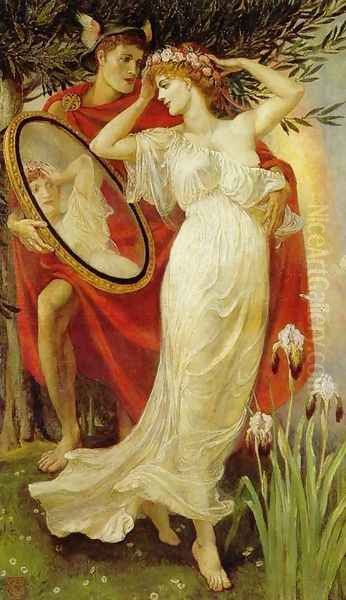 Art and Life, 1907 Oil Painting by Walter Crane