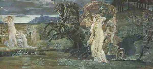 Study for The Fate of Persephone Oil Painting by Walter Crane