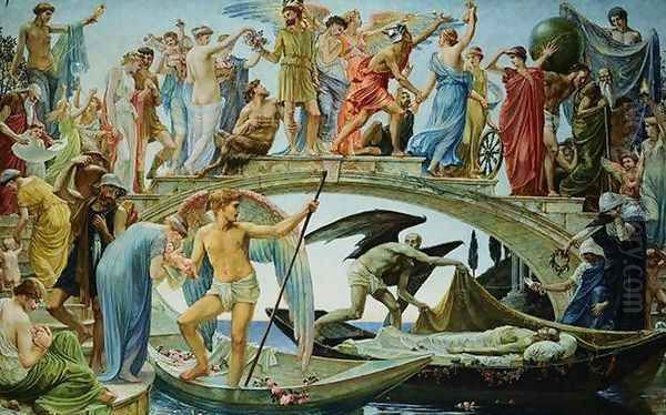 The Bridge of Life Oil Painting by Walter Crane