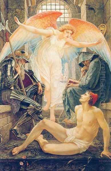 Freedom Oil Painting by Walter Crane