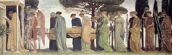 The Death of the Year Oil Painting by Walter Crane