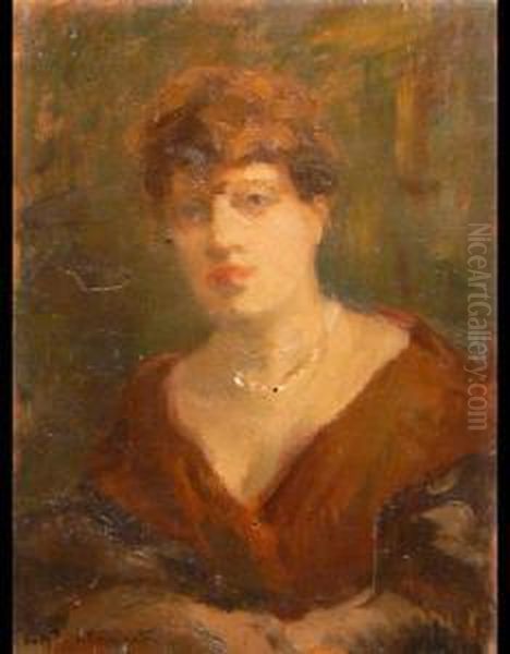 Figura Femminile Oil Painting by Leopoldo Galeota