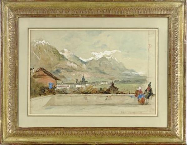 Vue D'innsbruck Oil Painting by Louis Gallait