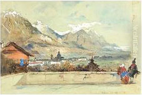 Vue D'innsbruck Oil Painting by Louis Gallait