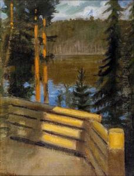 Kalelan Kuisti. Oil Painting by Akseli Gallen-Kallela