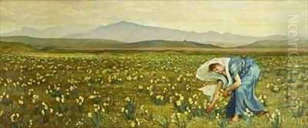 La Primavera 2 Oil Painting by Walter Crane