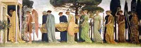 The Death of the Year 2 Oil Painting by Walter Crane