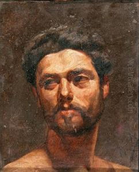 Busto De Un Joven Oil Painting by Francisco Galofre Oller