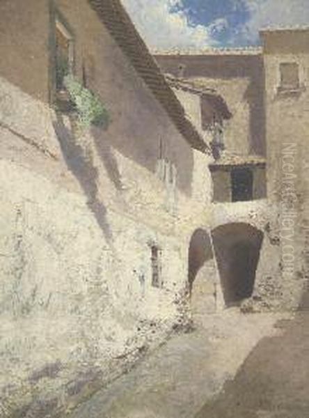 Antico I Oil Painting by Baldomero Galofre Y Gimenez