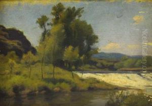 Paisaje Oil Painting by Enrique Galwey Y De Garcia