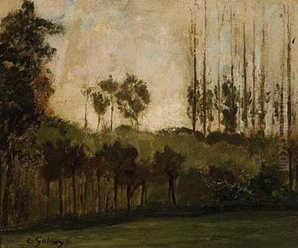 Paisaje Oil Painting by Enrique Galwey Y De Garcia