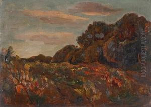 Paisaje Oil Painting by Enrique Galwey Y De Garcia