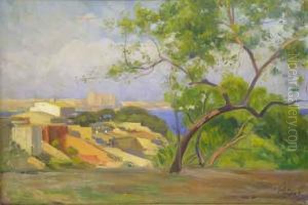 Paisaje Oil Painting by Enrique Galwey Y De Garcia