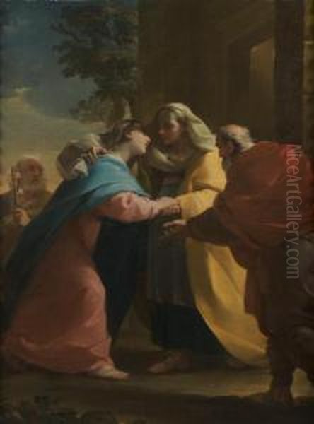 La Visitation Oil Painting by Ubaldo Gandolfi