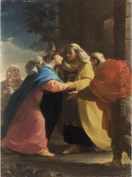 The Visitation Oil Painting by Ubaldo Gandolfi