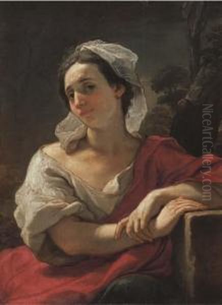 A Sybil (?) Oil Painting by Ubaldo Gandolfi