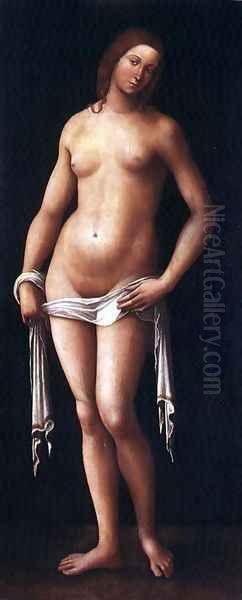 Venus Oil Painting by Lorenzo Costa