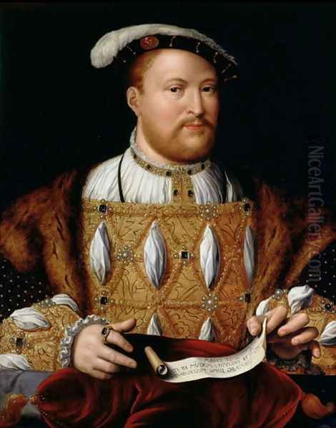 Henry VIII (1491-1547) Oil Painting by Joos Van Cleve