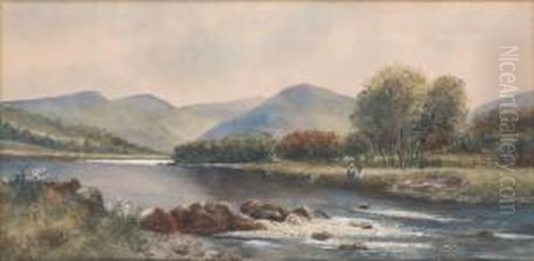 Hoglant Landskap Oil Painting by Anna Gardell-Ericson