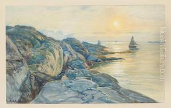 Aftonljus Oil Painting by Anna Gardell-Ericson