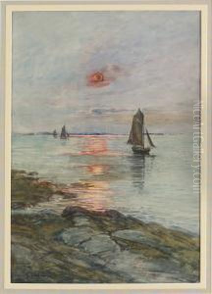 Skutor I Solnedgang by Anna Gardell-Ericson