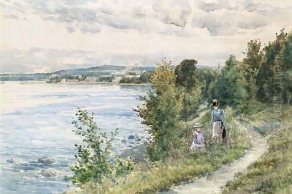 Sommardag Oil Painting by Anna Gardell-Ericson