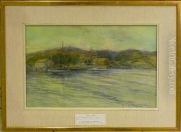 Bohuslandsk Kustvy. Oil Painting by Anna Gardell-Ericson