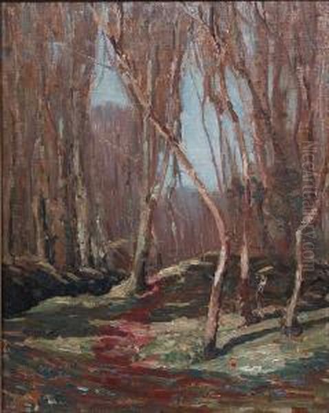 Woodland Scene ````lamorna' by Stanley Horace Gardiner