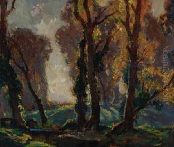 Woodland Scene by Stanley Horace Gardiner