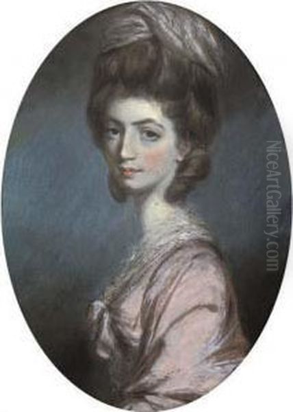 Portrait Of A Lady Oil Painting by Daniel Gardner