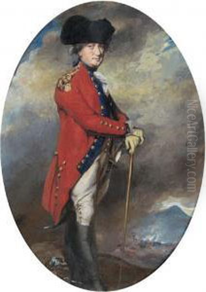 Portrait Of Charles, 1st Marquis Cornwallis Oil Painting by Daniel Gardner