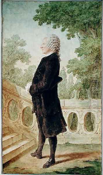 Charles Colle (1709-83) c.1762 Oil Painting by Louis Carrogis Carmontelle