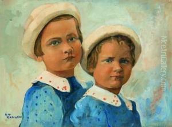 I Due Fratelli Oil Painting by Alfredo Ubaldo Gargani