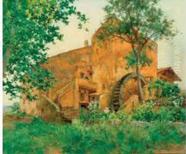 Le Moulin Oil Painting by Joseph Garibaldi