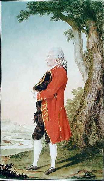 Ignacio de Urtado, Marquez de Amezaga, 1763 Oil Painting by Louis Carrogis Carmontelle