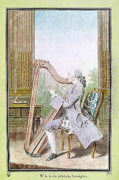 Monsieur de La Live, 1760 Oil Painting by Louis Carrogis Carmontelle