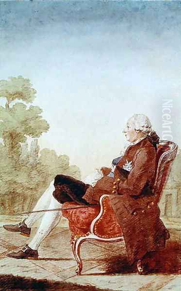 Prince Camille de Lorraine (b.1725) Oil Painting by Louis Carrogis Carmontelle