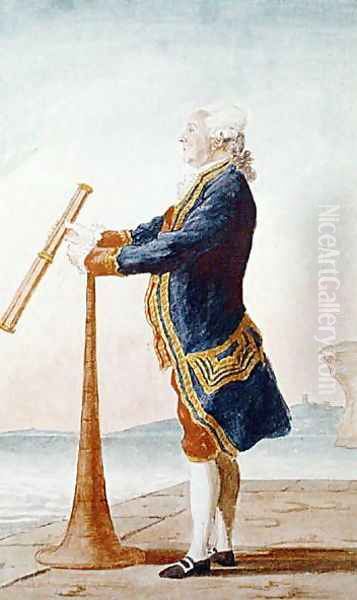 Le Chevalier de Beausset, chef d'escadre des armees Oil Painting by Louis Carrogis Carmontelle