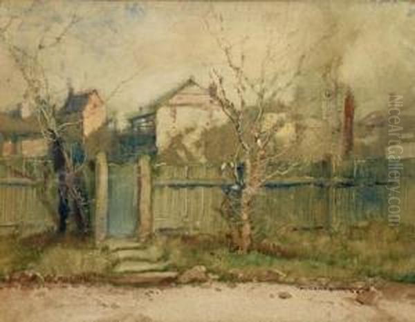 The Back Gate Oil Painting by Tom Garrett