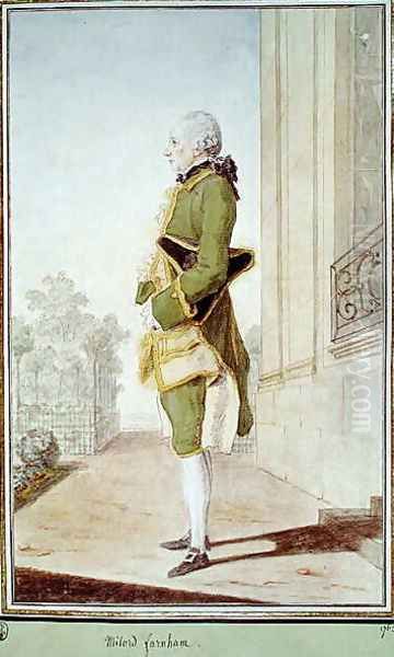 Milord Farnham, 1763 Oil Painting by Louis Carrogis Carmontelle