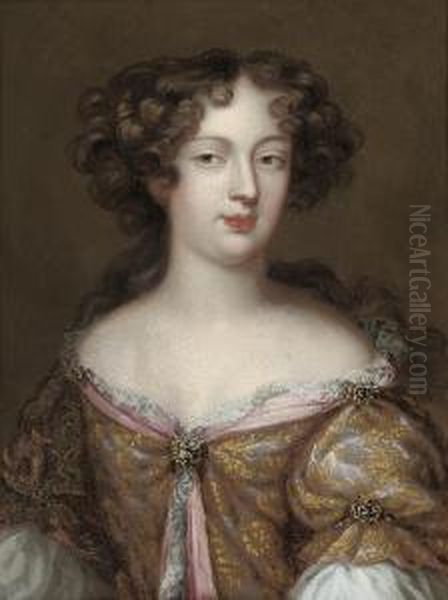 Portrait Of A Lady Traditionally Identified As Sophia Bulkeley Oil Painting by Henri Gascard